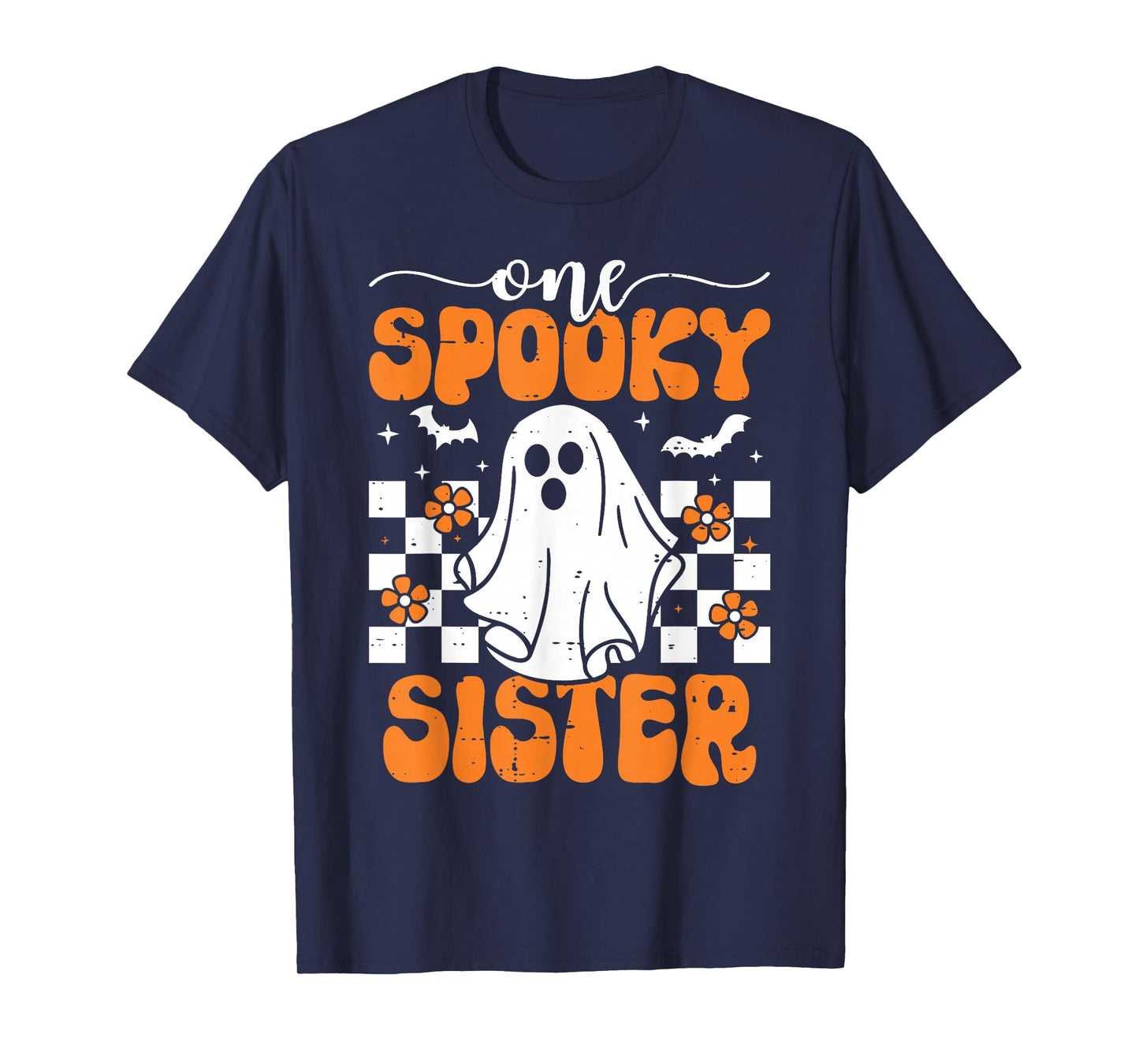 One Spooky Sister Matching Family Halloween Costumes T-Shirt