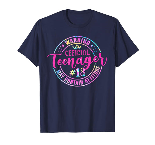 13th Birthday Girl Official teenager 13 Year Old Birthday T-Shirt