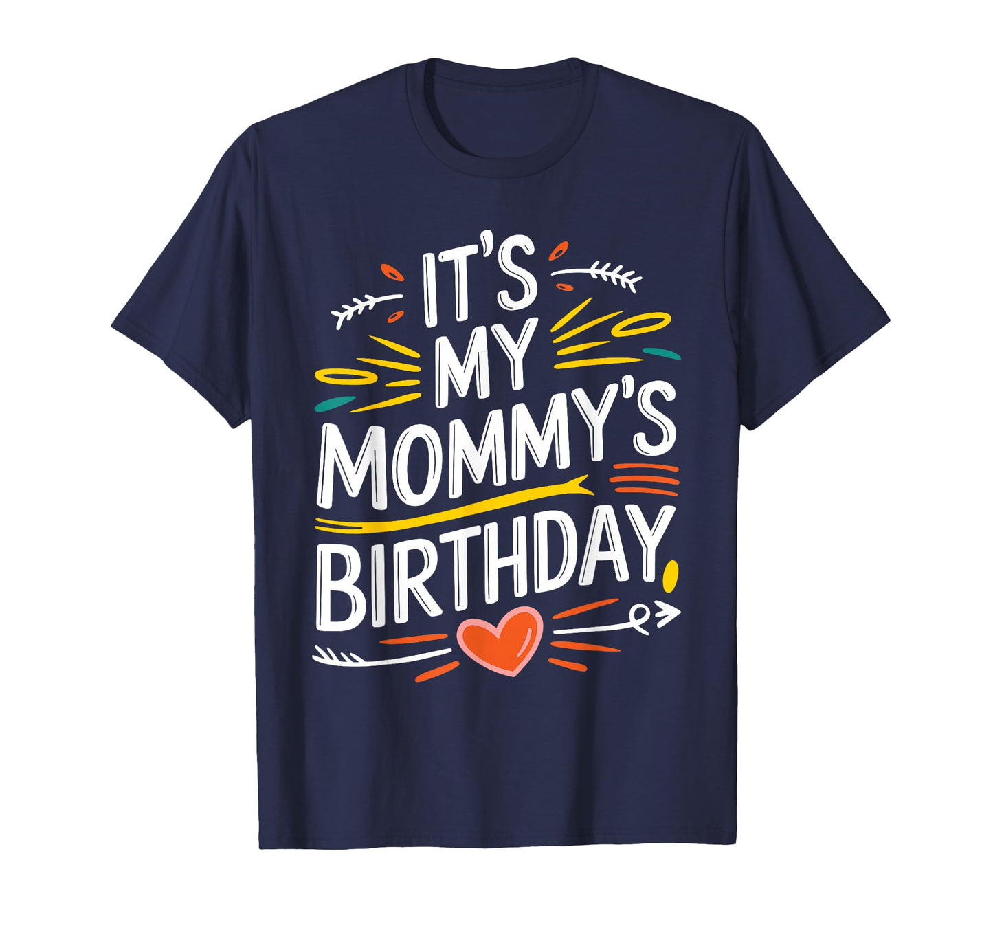 It's My mommy's Birthday Boho Nostalgia Design Women Kids T-Shirt