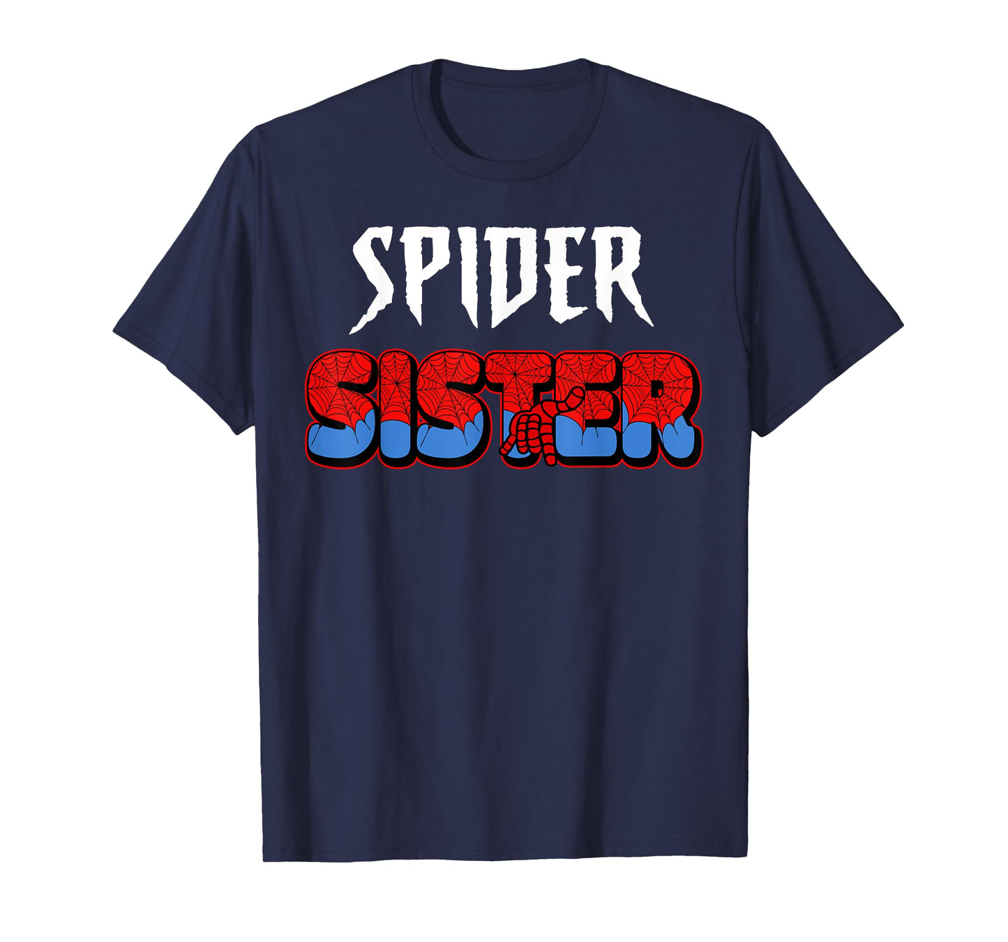 Groovy Spider Sister Matching Family Birthday Party Theme T-Shirt