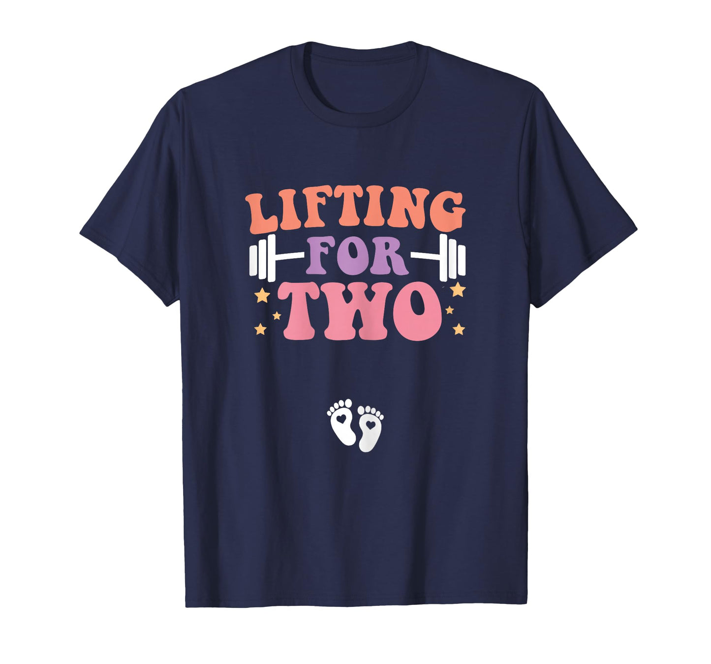 Lifting For Two Funny Pregnancy Gym Workout Expecting Mom T-Shirt