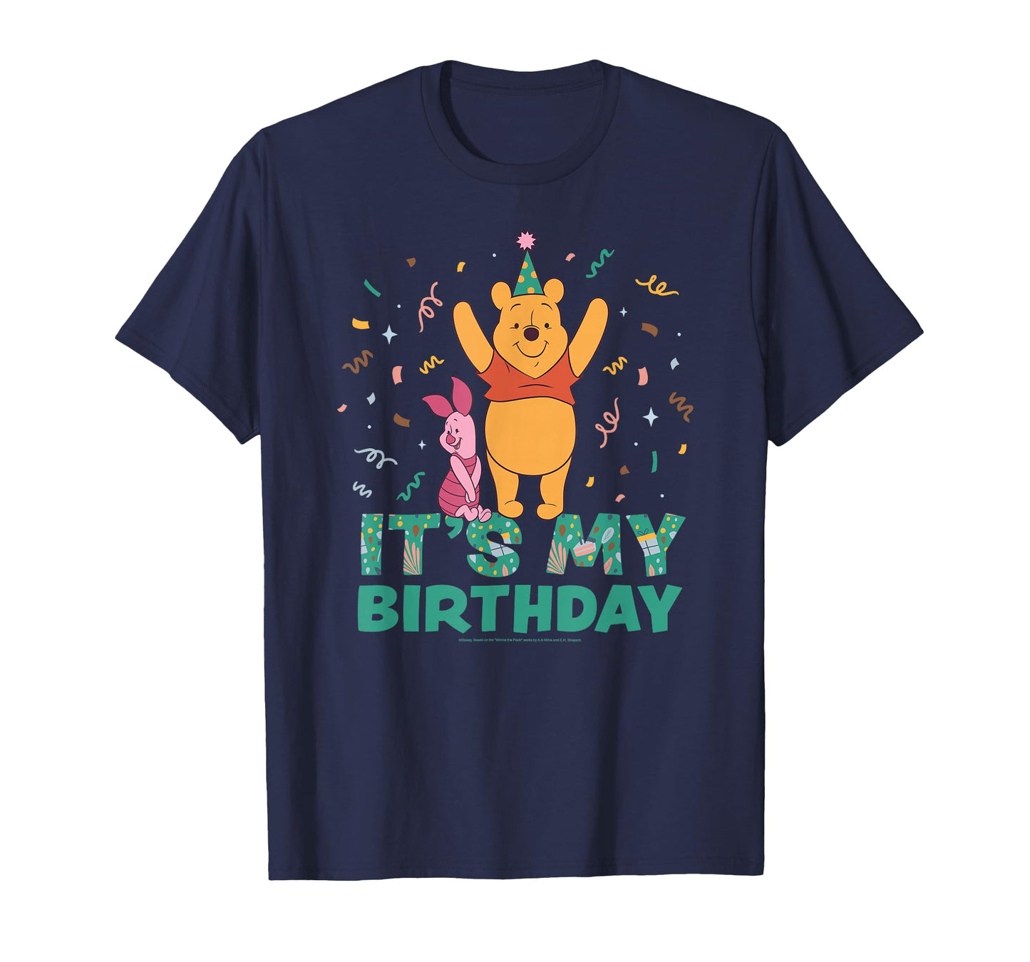 Disney Winnie the Pooh & Piglet It's my Birthday Party T-Shirt