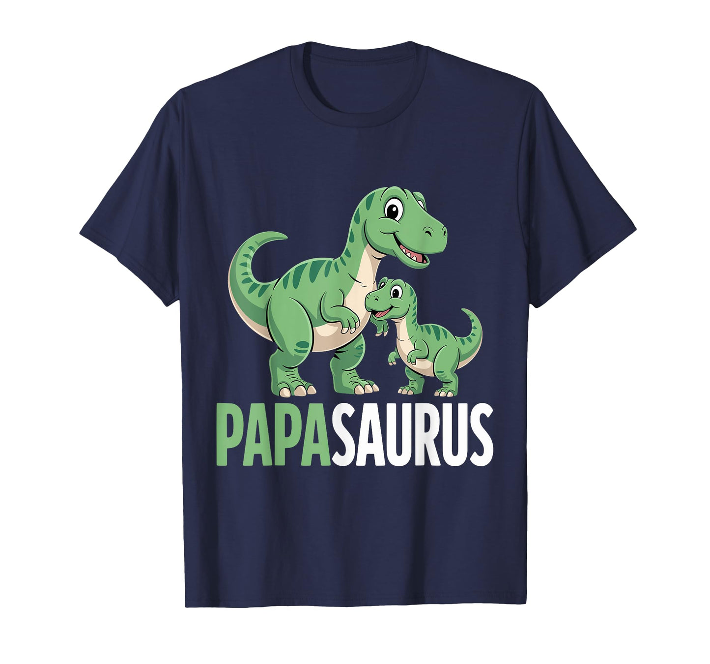 Father's Day Papasaurus Funny Dino Kids Dad T-Shirt