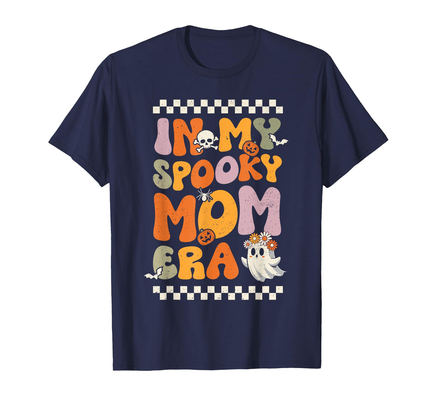 In My Spooky Mom Era Funny Ghost Halloween Mother's Day T-Shirt