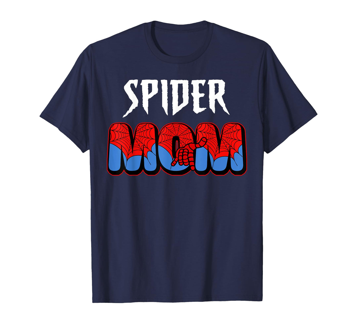 Women Spider Mom Mother's Day Matching Family Birthday T-Shirt
