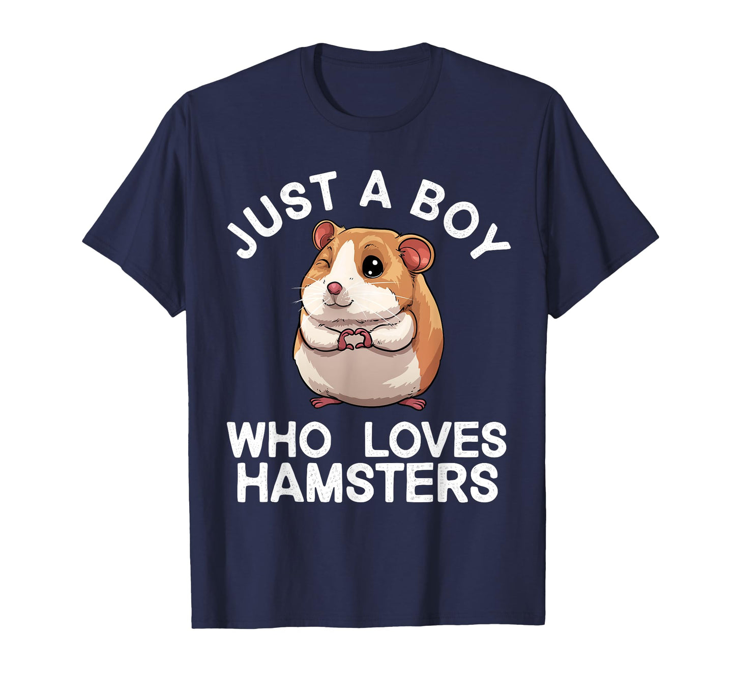 Cute Hamster Art For Boys Men Kids Rodent Hamster Lover T-Shirt