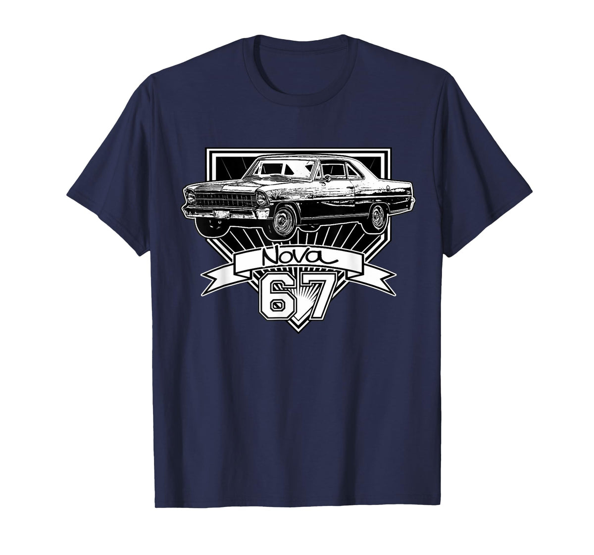 1967 67 Chevys Nova Classic Car Old School Muscle Car T-Shirt