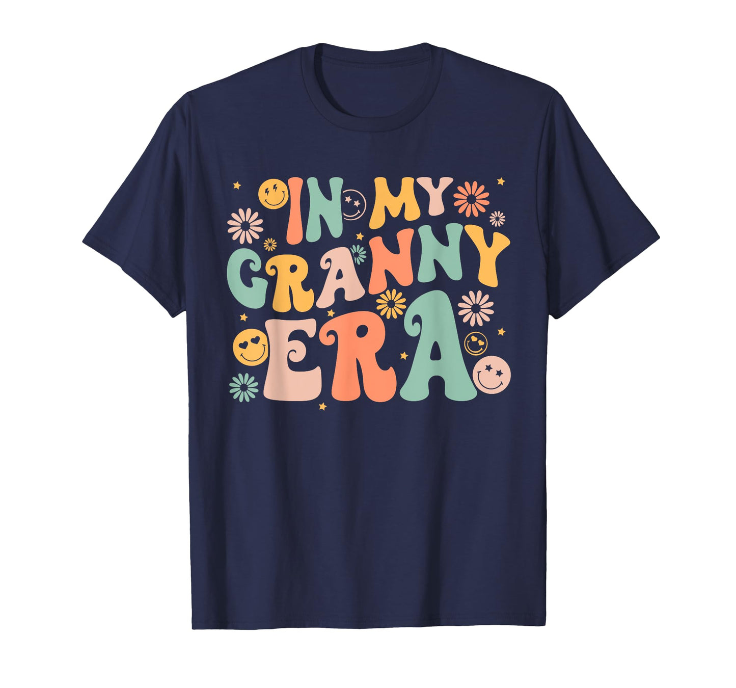 In My Granny Era Groovy Retro Cool for Grandma Mother's Day T-Shirt