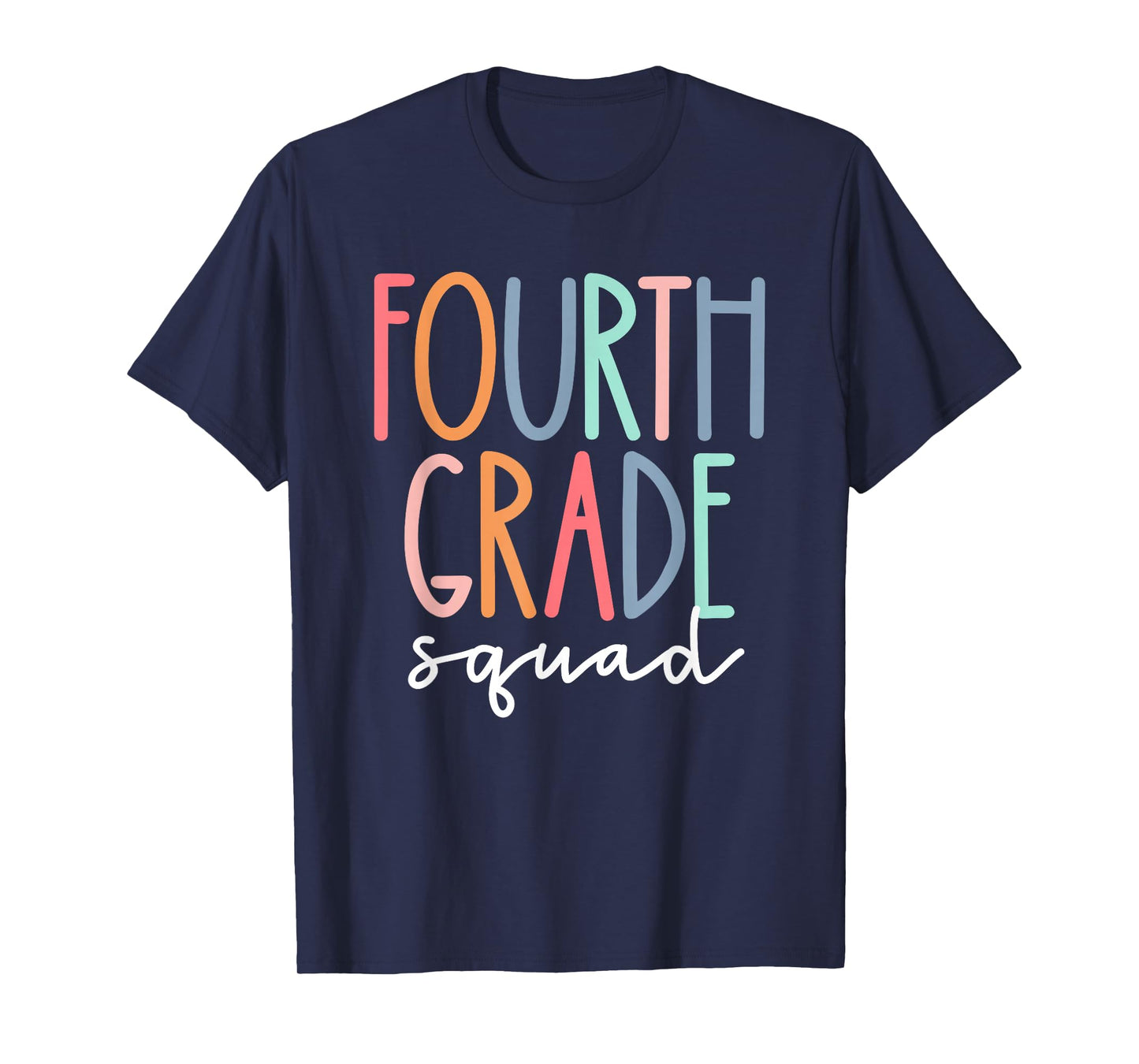 Fourth Grade Squad 4th Teacher Crew Back To School Team T-Shirt