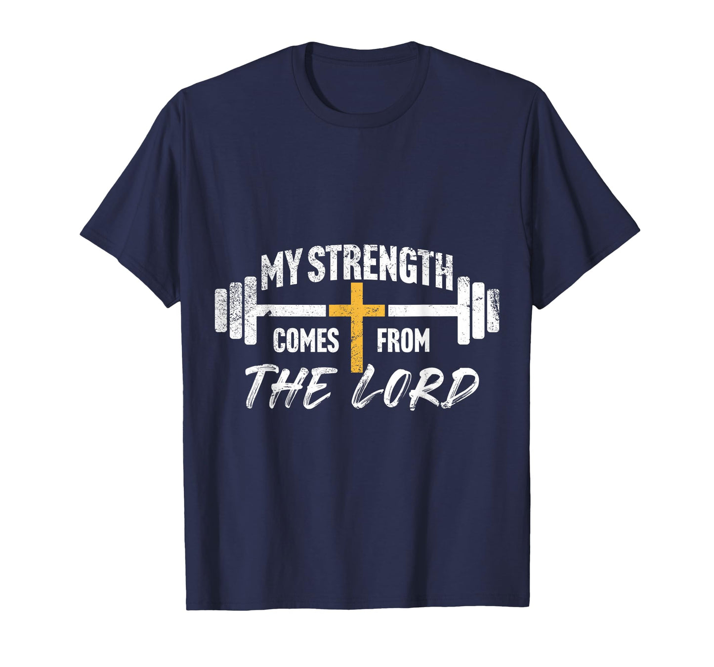 My Strength Christian Men Bible Verse Gym Workout T-Shirt