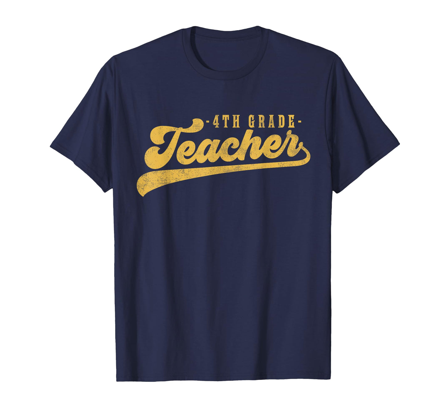 4th Grade Teacher Cute Vintage Graphic Fourth Grade Teacher T-Shirt