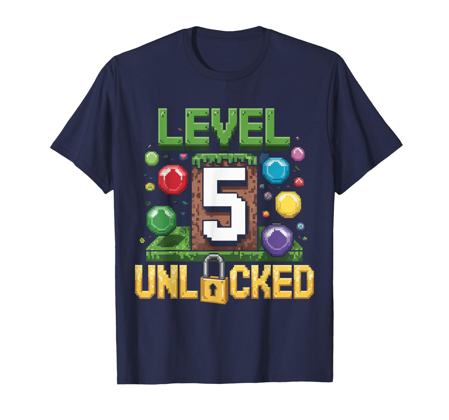 Birthday Children's Shirt Level 5 Unlocked 5 T-Shirt
