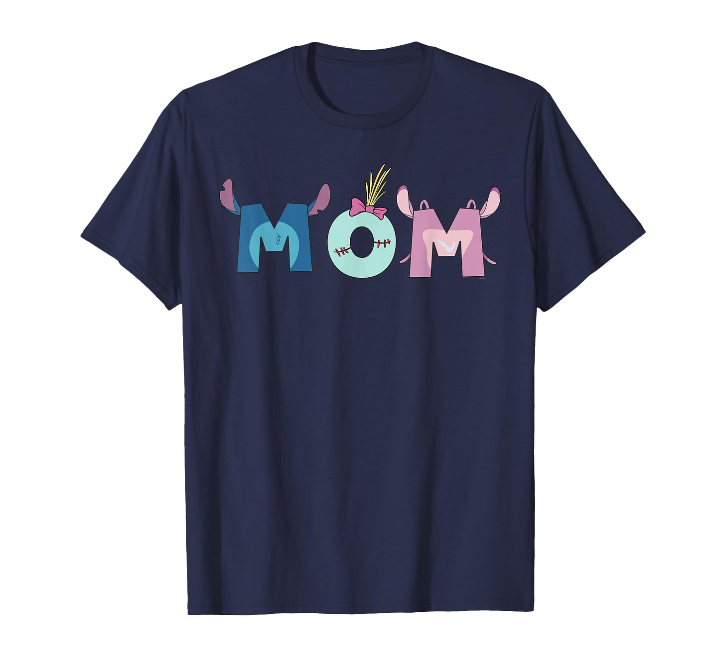 Disney Lilo & Stitch "Mom" Mother's Day Birthday Family Trip T-Shirt