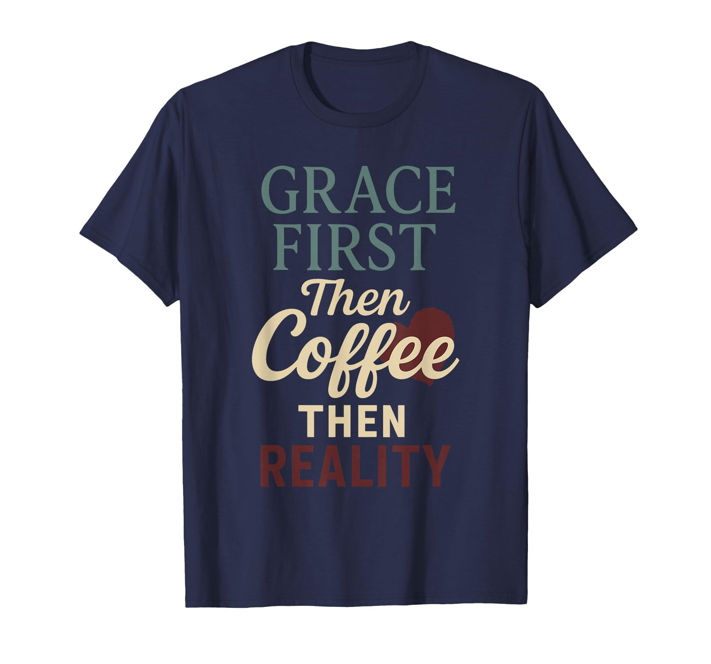 Christian Homeschool Mom Exhausted Chaos Faith Humor T-Shirt