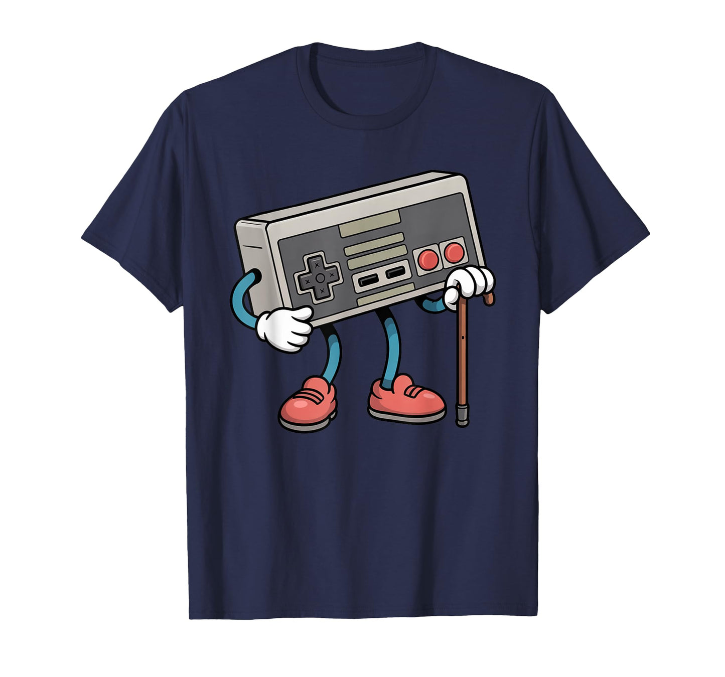 Funny Old Gamer Gaming Retro 80s 90s Video Game Controller T-Shirt