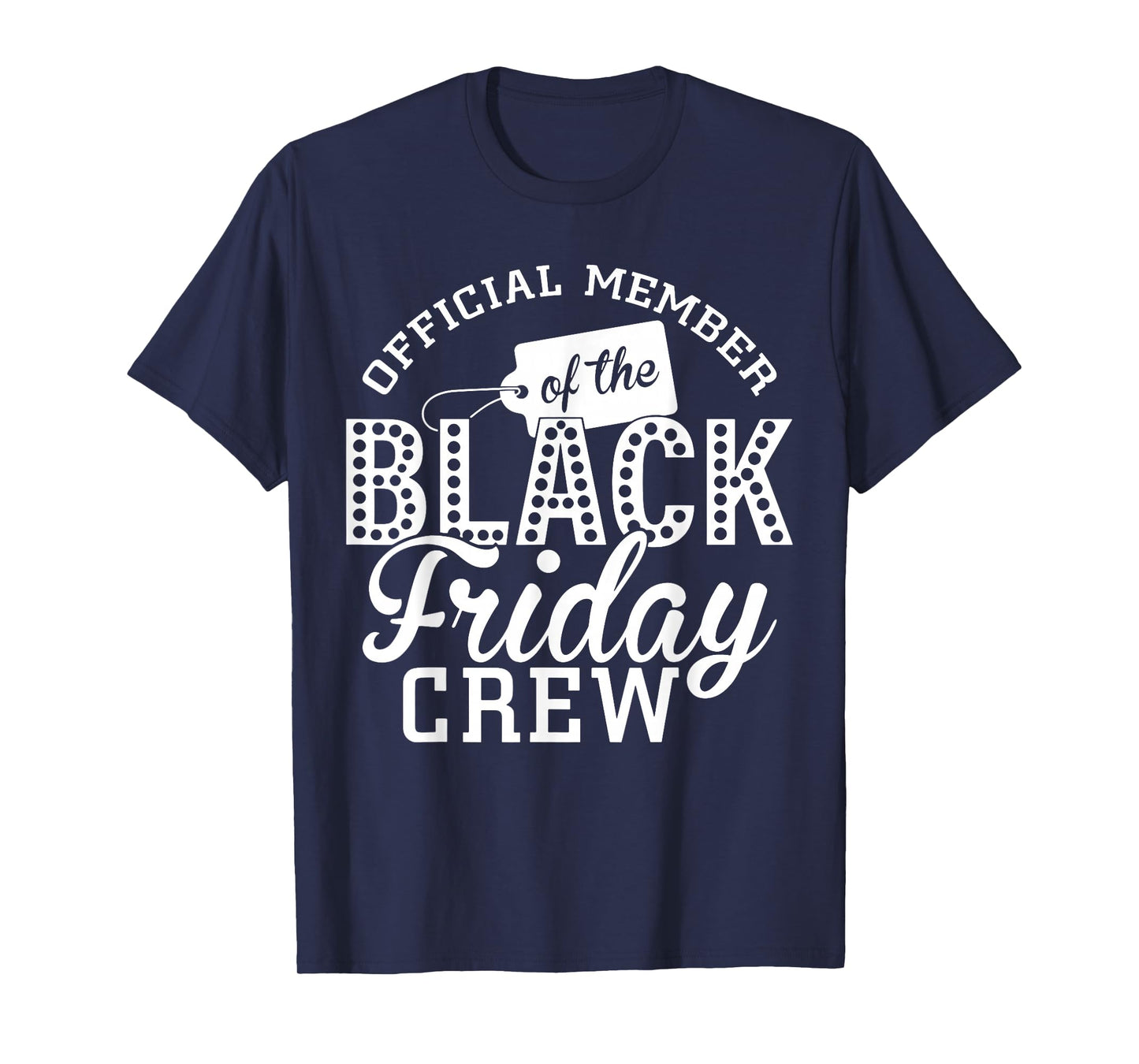 Funny Official Member of The Friday Shopping Crew Christmas T-Shirt