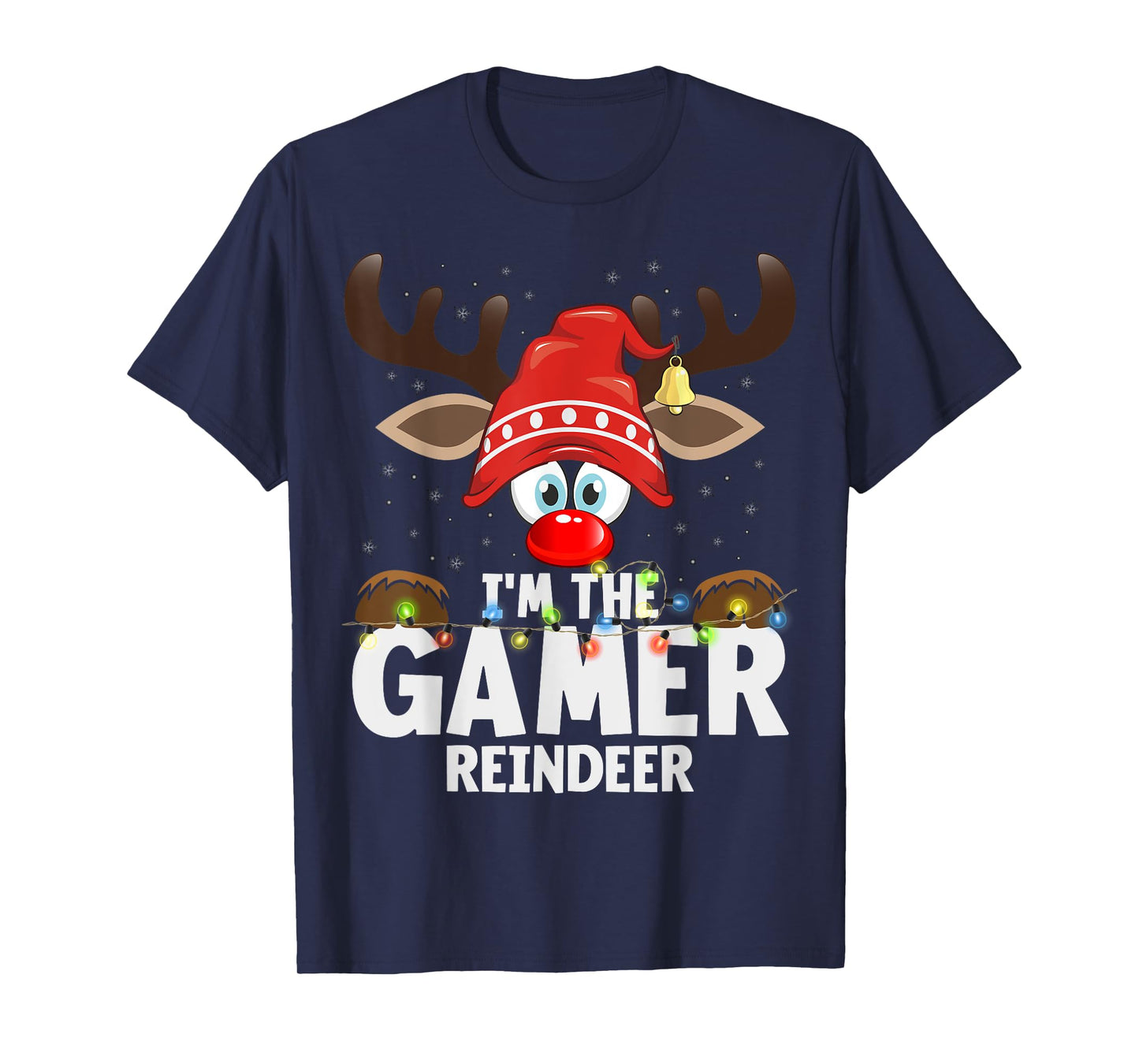 Christmas Matching I'm The Gamer Reindeer T-Shirt