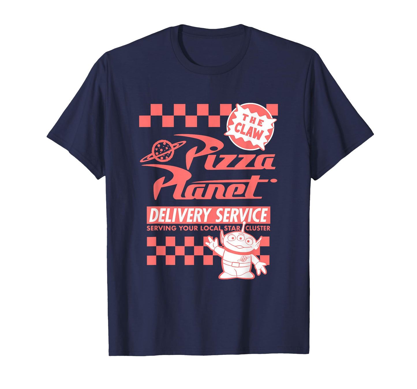 Disney Pixar Toy Story Pizza Planet Alien The Claw T-Shirt