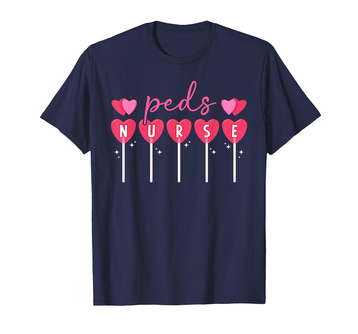 Peds Nurse Valentine Pediatric Nurse Valentines Day T-Shirt