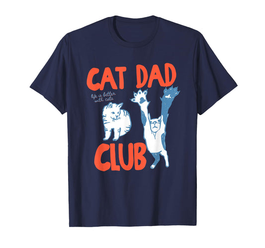 cat dad Club T-Shirt