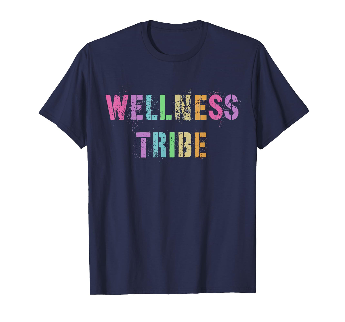 WELLNESS TRIBE Health Trainer Fitness Rockstar Crew Yoga Mom T-Shirt