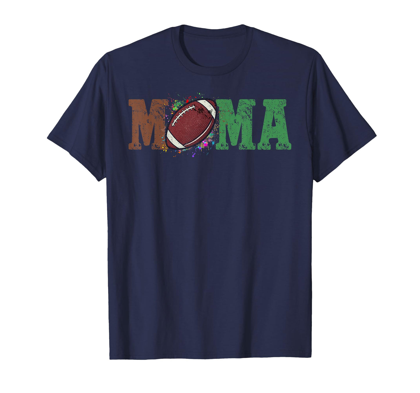 Football Mama 1st Birthday T-Shirt