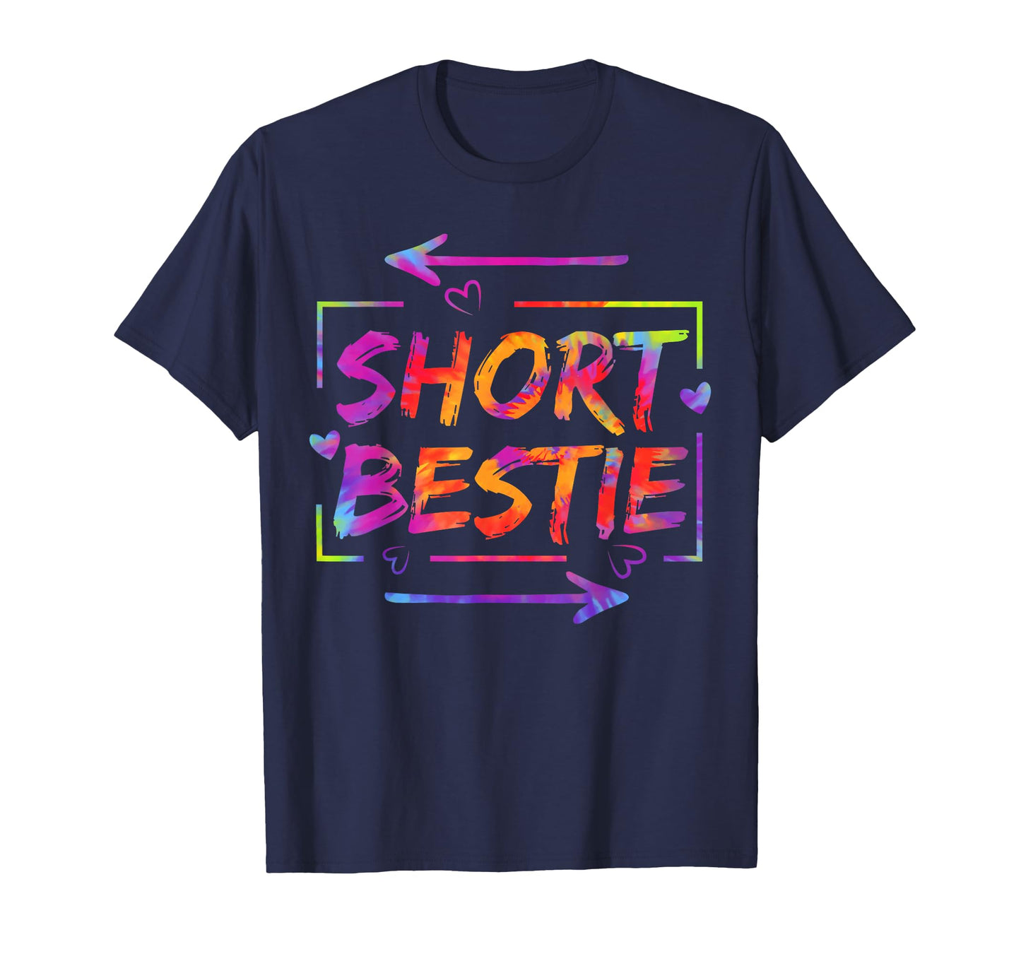 Best Friend Matching Tall Short Bestie Besties Matching BFF T-Shirt