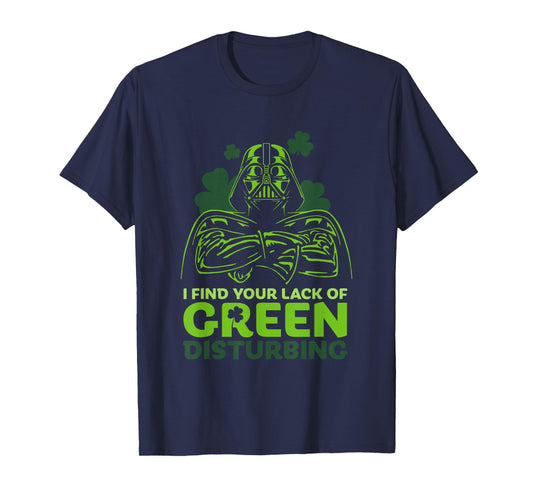 Star Wars A New Hope Holiday Darth Vader Green Clover T-Shirt
