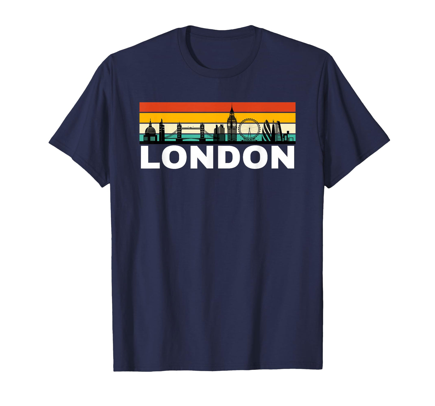 London City England United Kingdom UK Souvenir Travel Retro T-Shirt