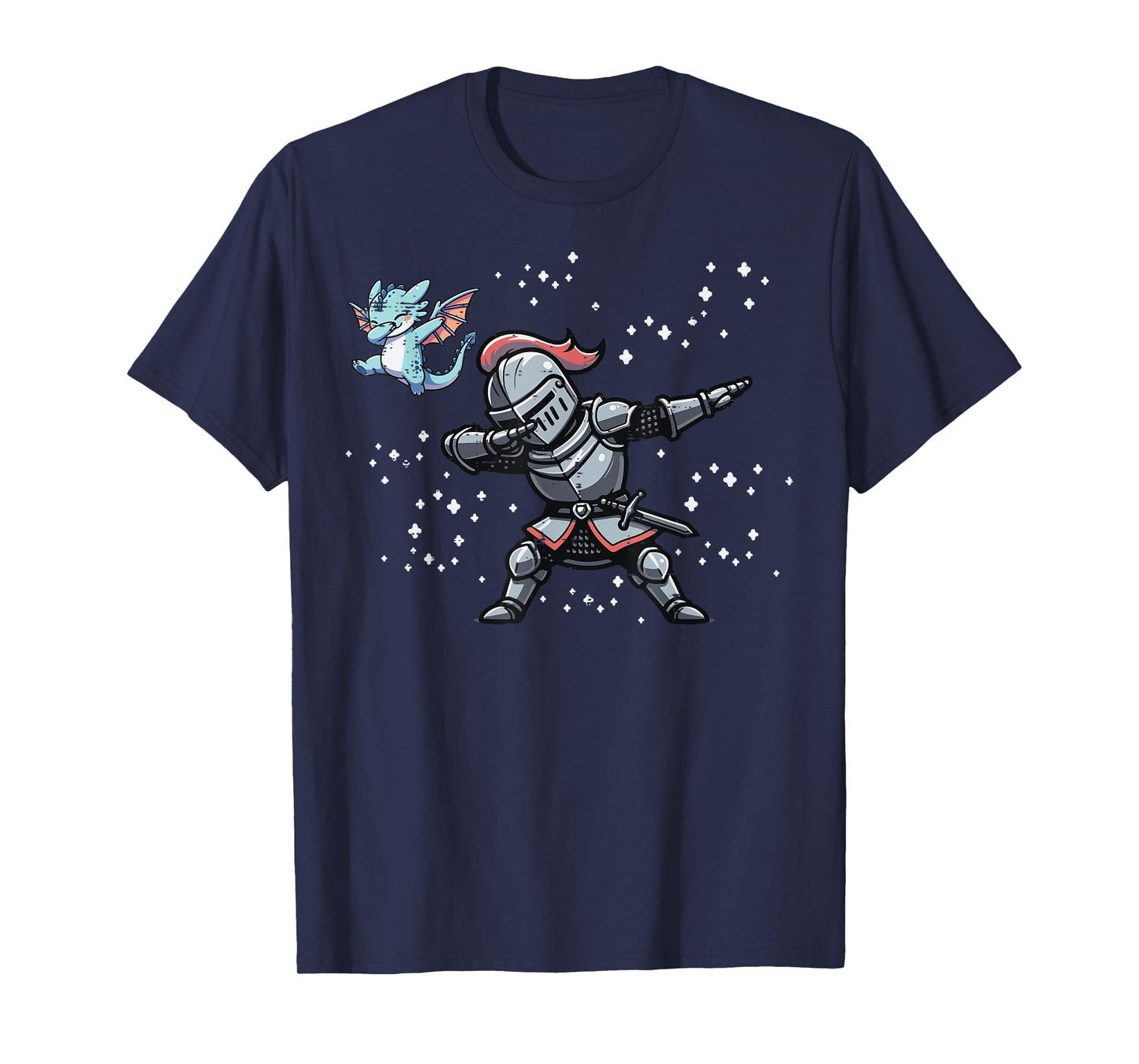 Little Dragon Knight Dab Cute Boys Girls Kids Men Women T-Shirt