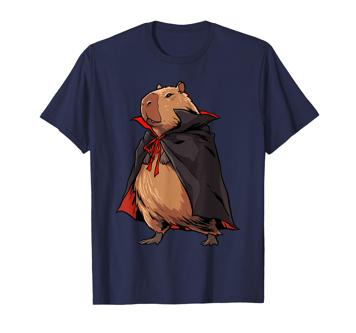 Capybara Shirt Halloween Capybara Vampire Vampybara Rodent T-Shirt