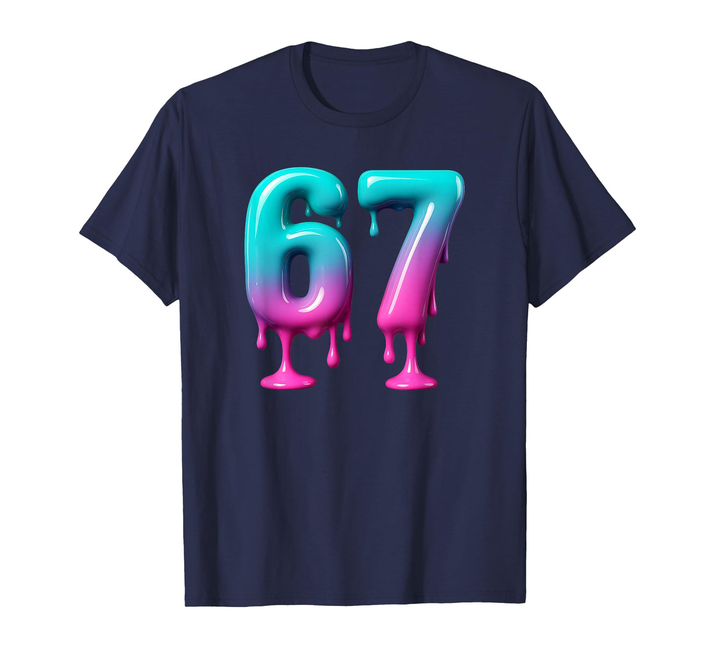 Six Seven 67 Meme for Gen Alpha Kids and Adults 6 7 T-Shirt