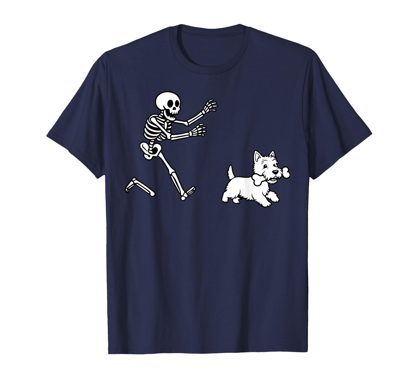 Funny Wesite Running Skeleton T-Shirt
