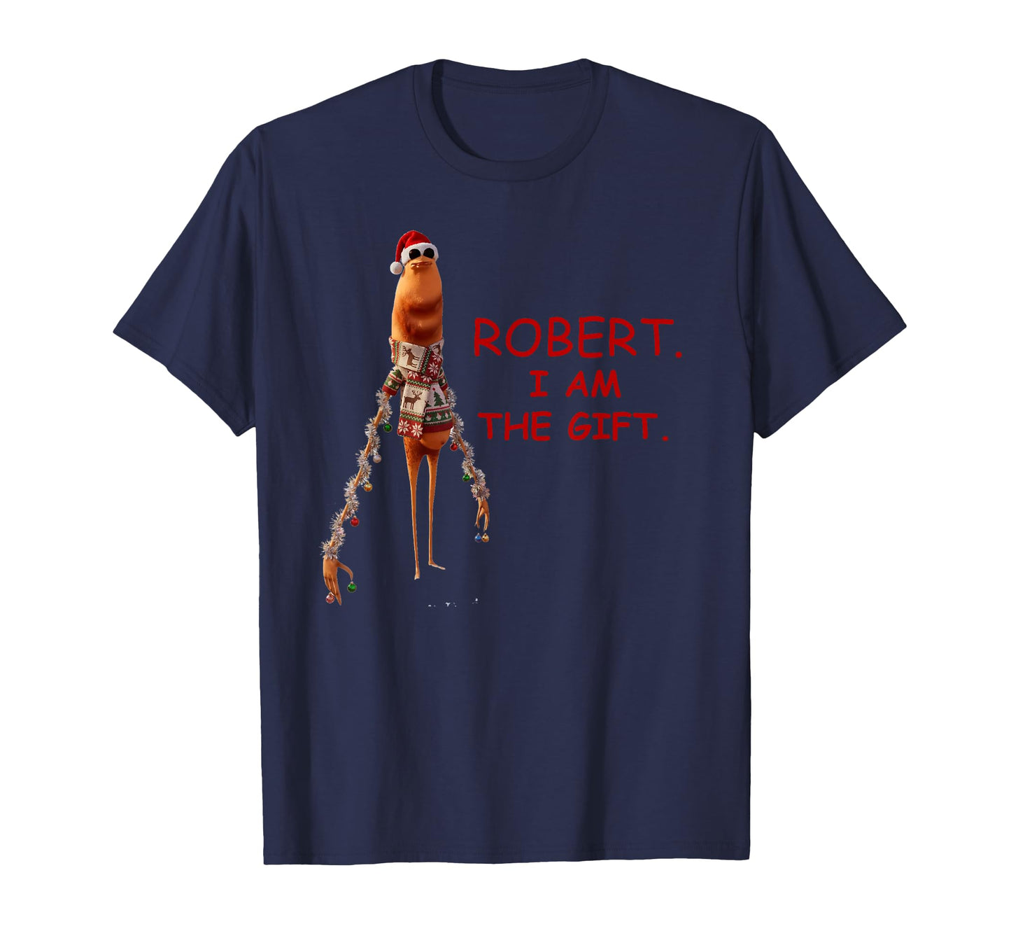Marcus The Worm Christmas Humor Holiday T-Shirt