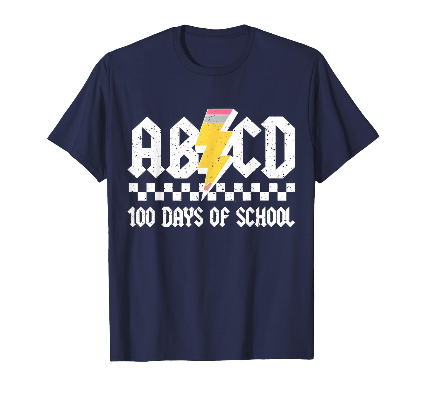 100th Day 100 Days of School ABCD Teachers Rock T-Shirt