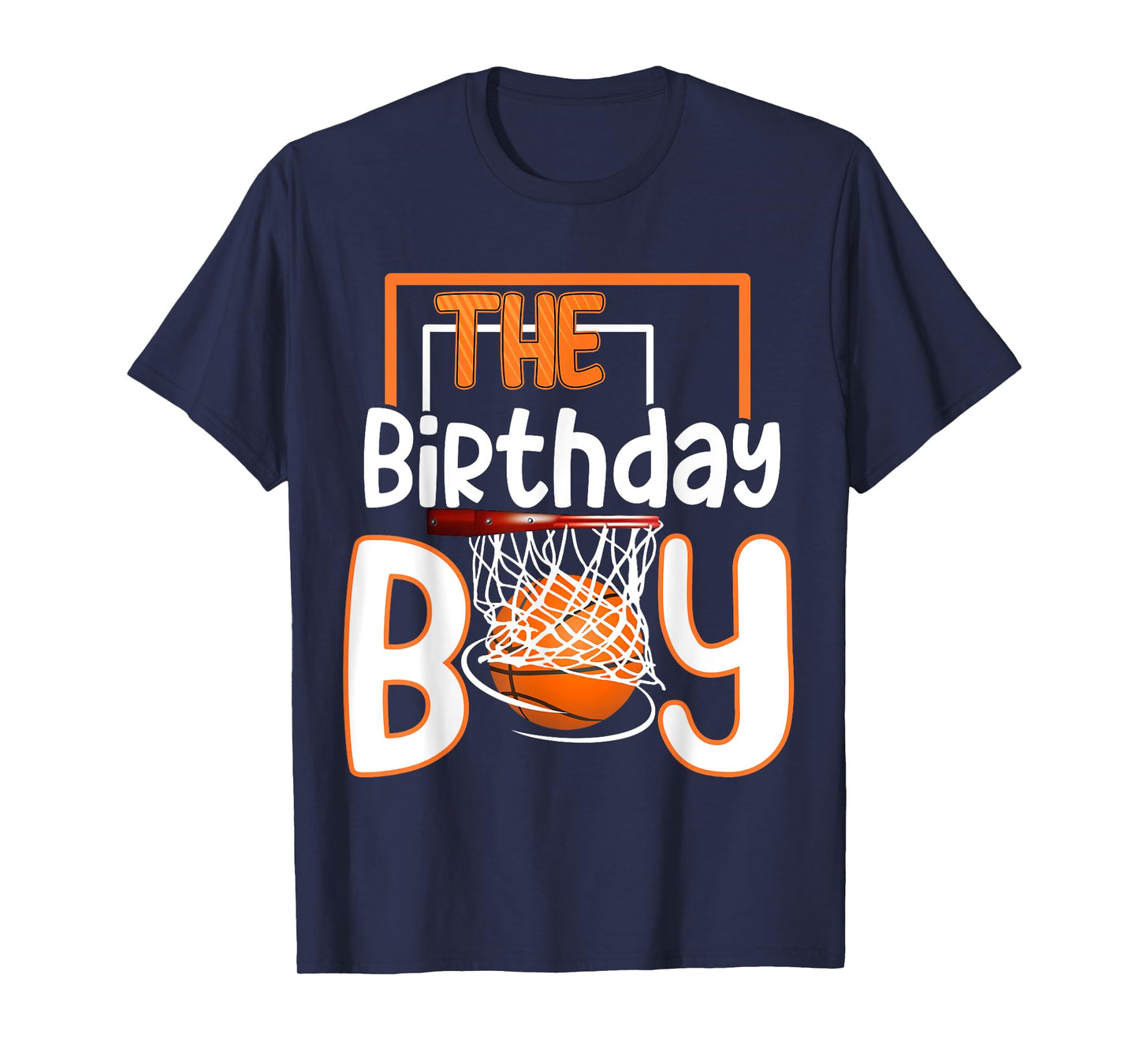 Boy Of The Birthday Basketball Family Matching Bday Party T-Shirt