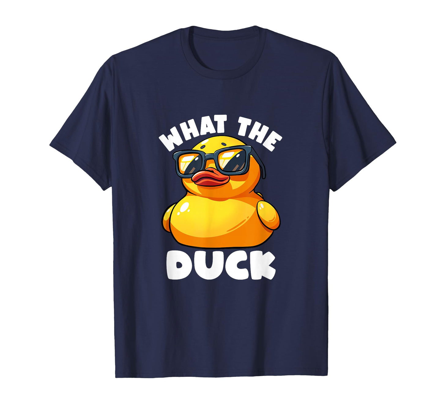 What The Duck Owner I Love Ducks Lover Funny Rubber Duck T-Shirt