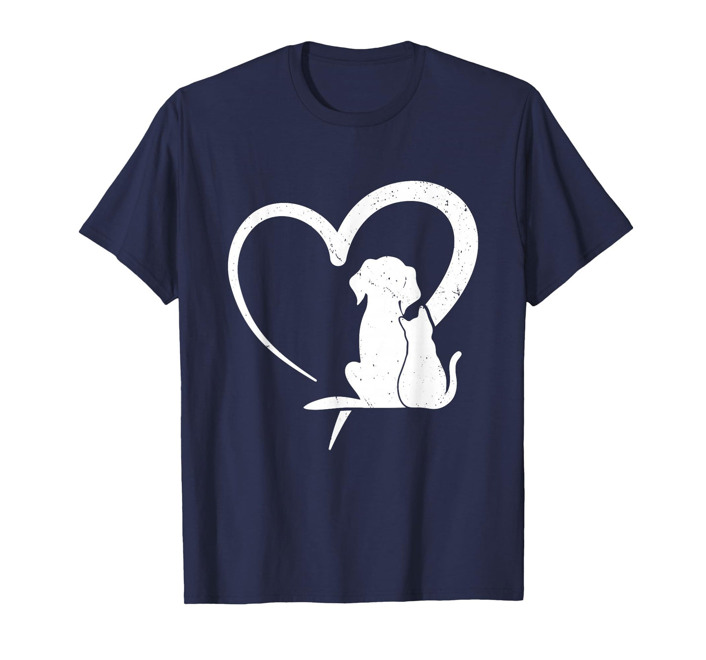 Dog Cat Heart T-Shirt