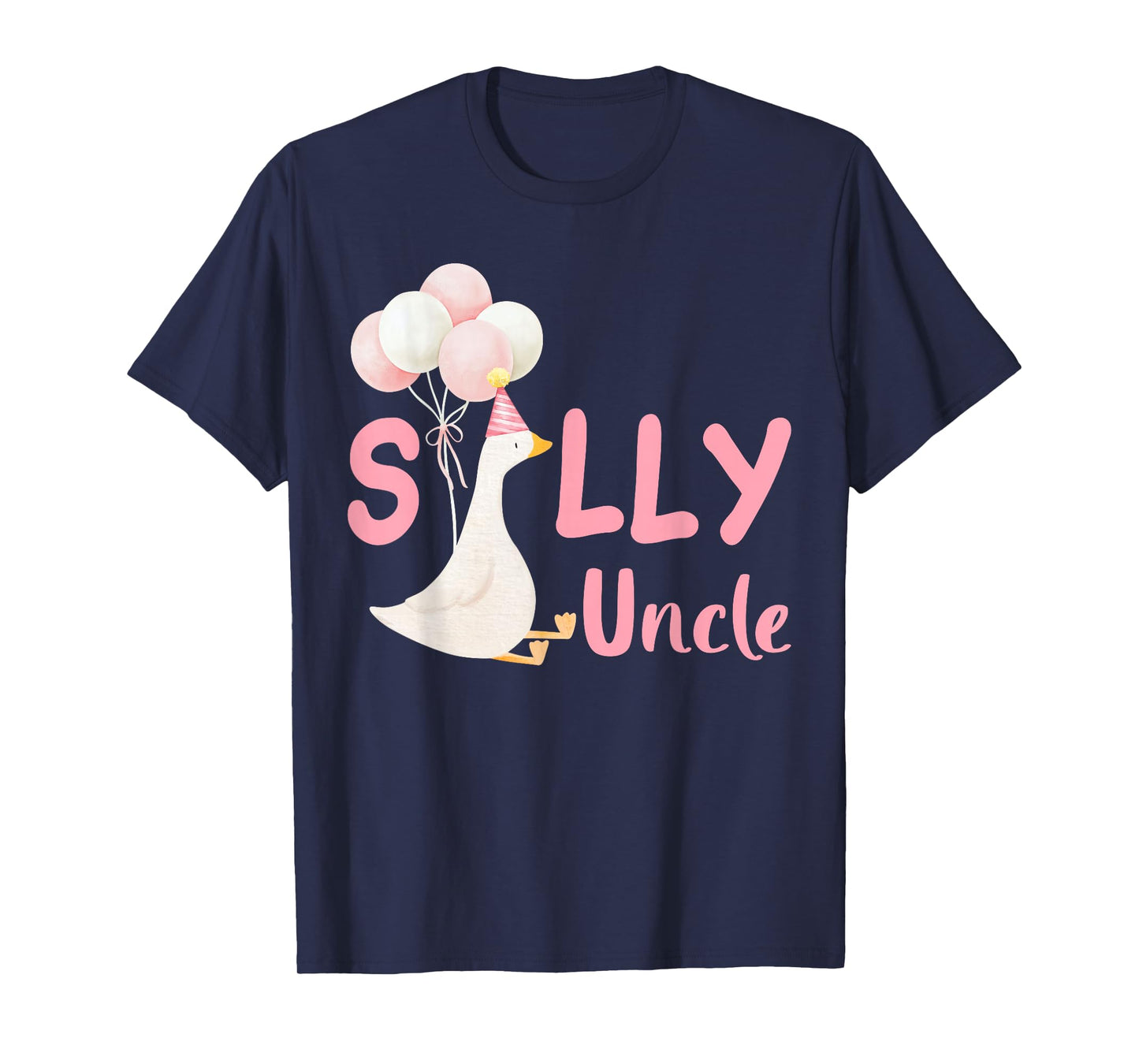 Silly Uncle Goose Family Matching Birthday Squad Crew T-Shirt