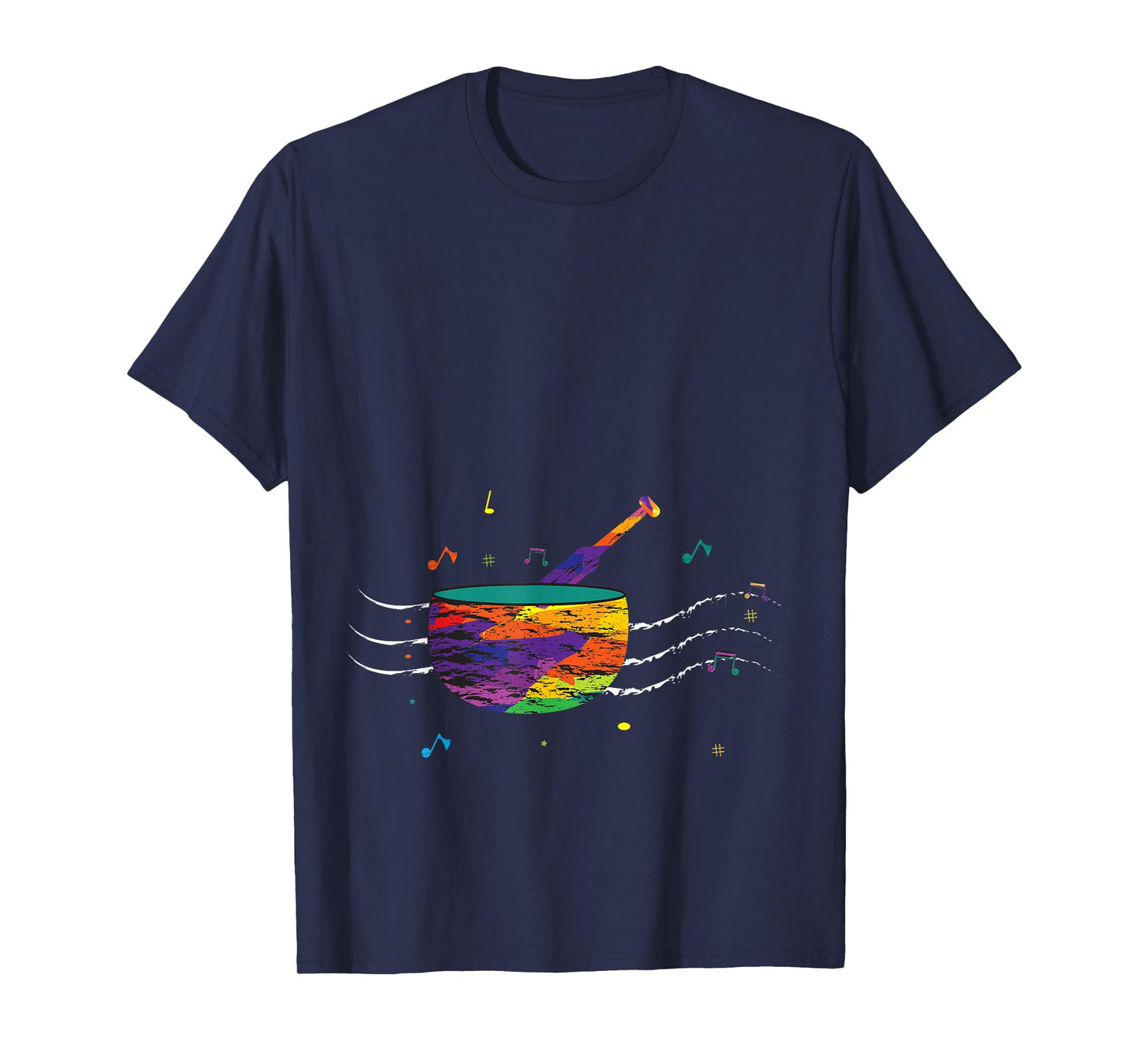 Music Lover, Colorful Singing Bowl, Sound Love, Singing Bowl T-Shirt