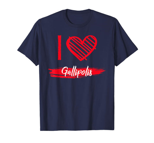 I Love GALLIPOLIS T-Shirt I Heart GALLIPOLIS T-Shirt