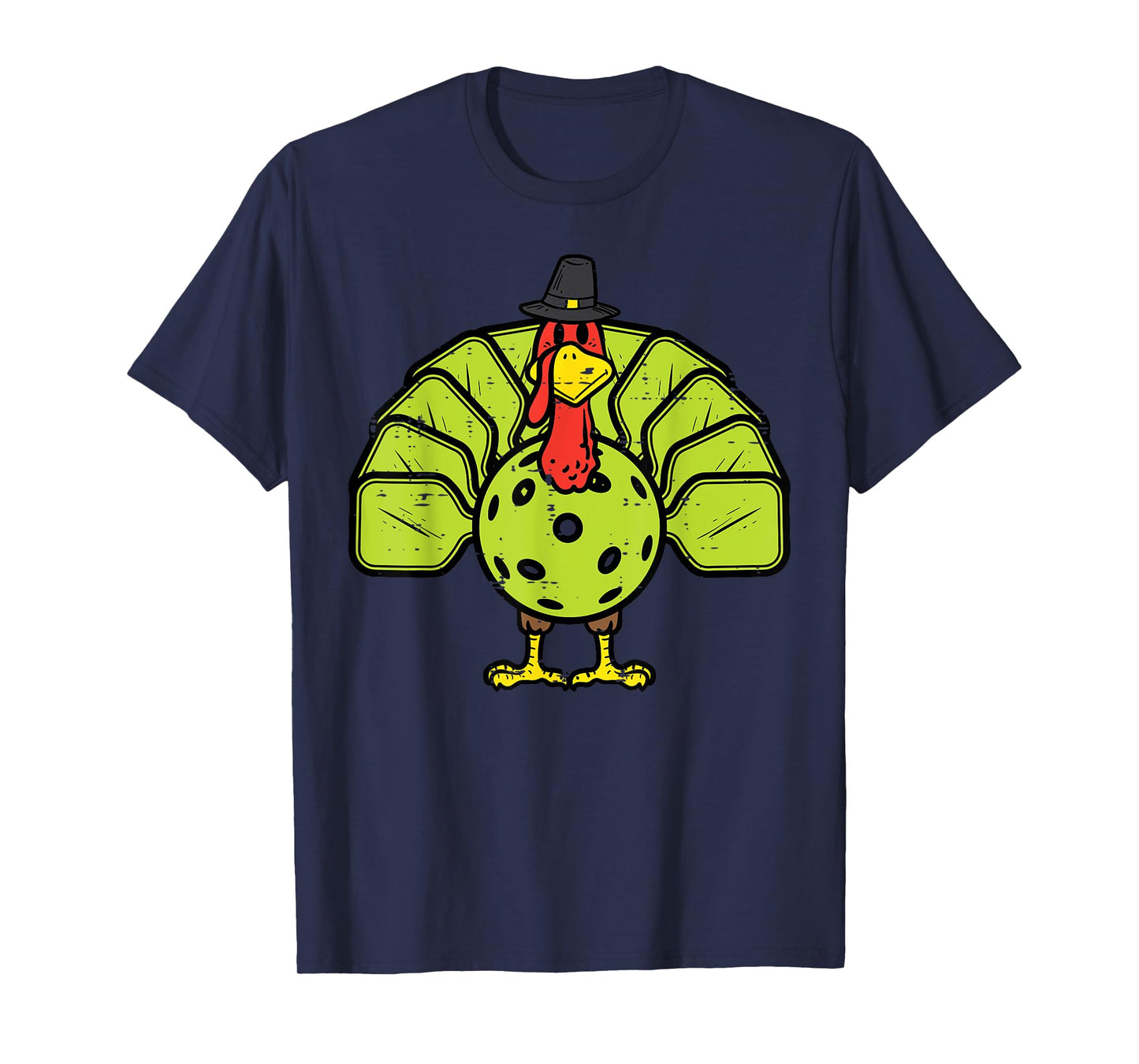 Thanksgiving Turkey Pickleball Pickle Ball Men Women Kids T-Shirt