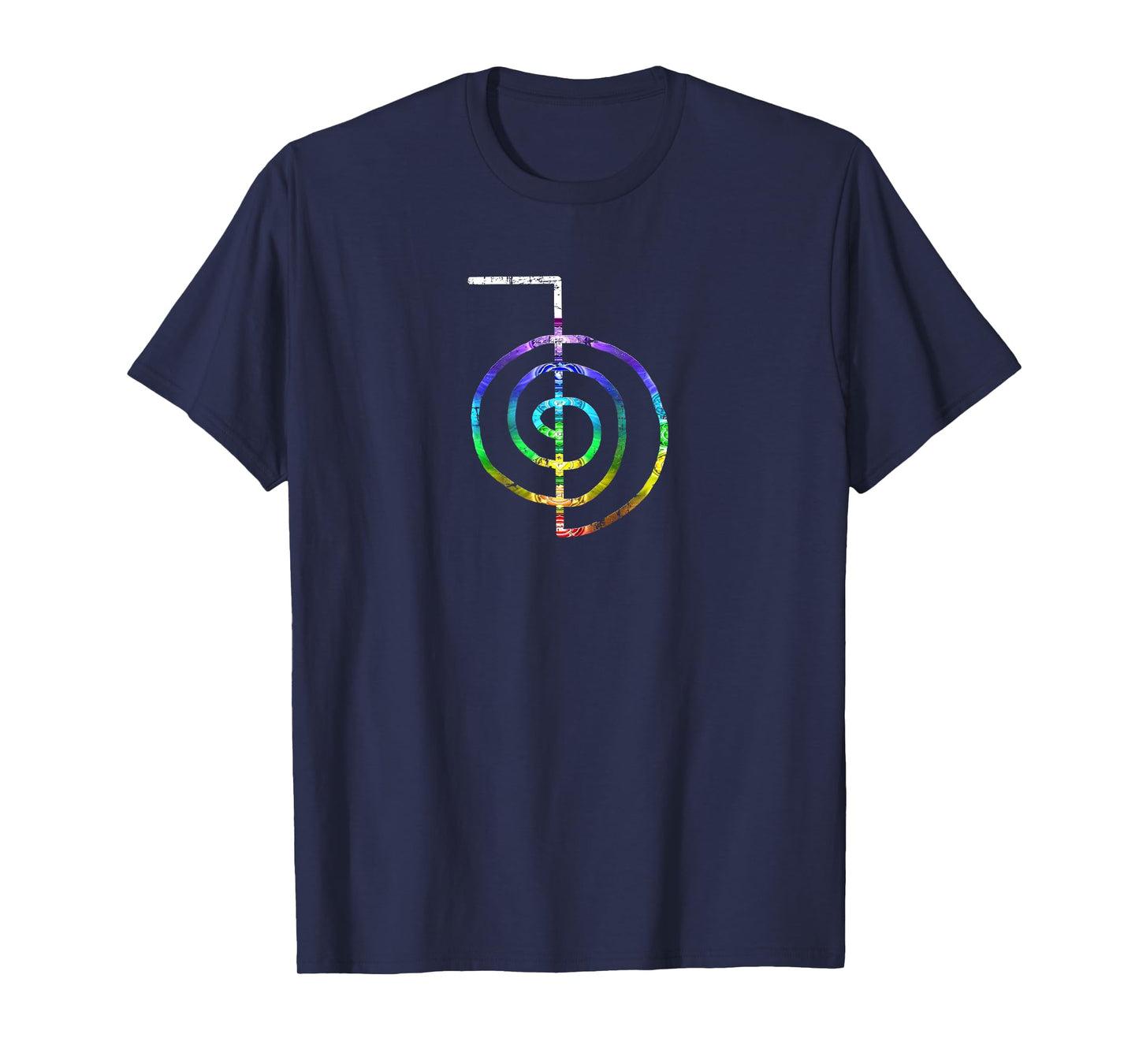 Reiki T-Shirt Reiki Symbol Choku Rei Shirt Chakra colors T-Shirt