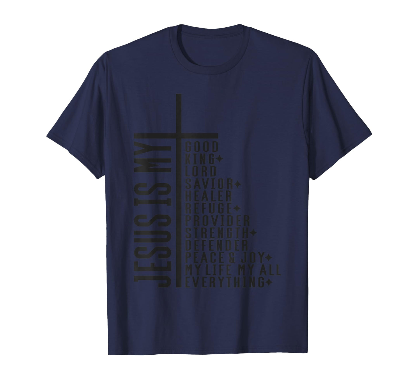 Retro Jesus is My Savior Christian - Faith Bible Verse Cross T-Shirt