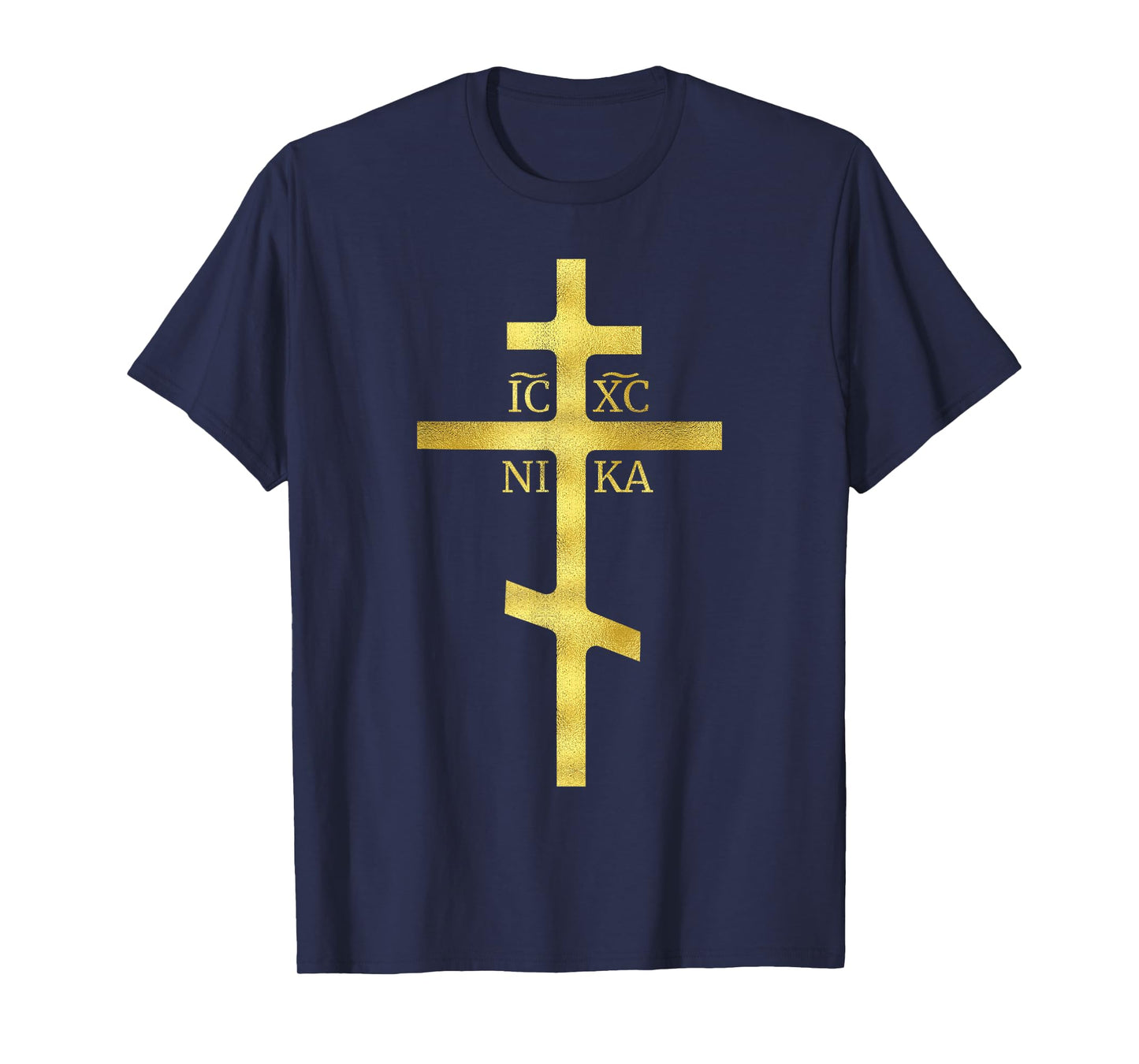 Christian Orthodox Cross ICXC Nika Christianity Symbol T-Shirt