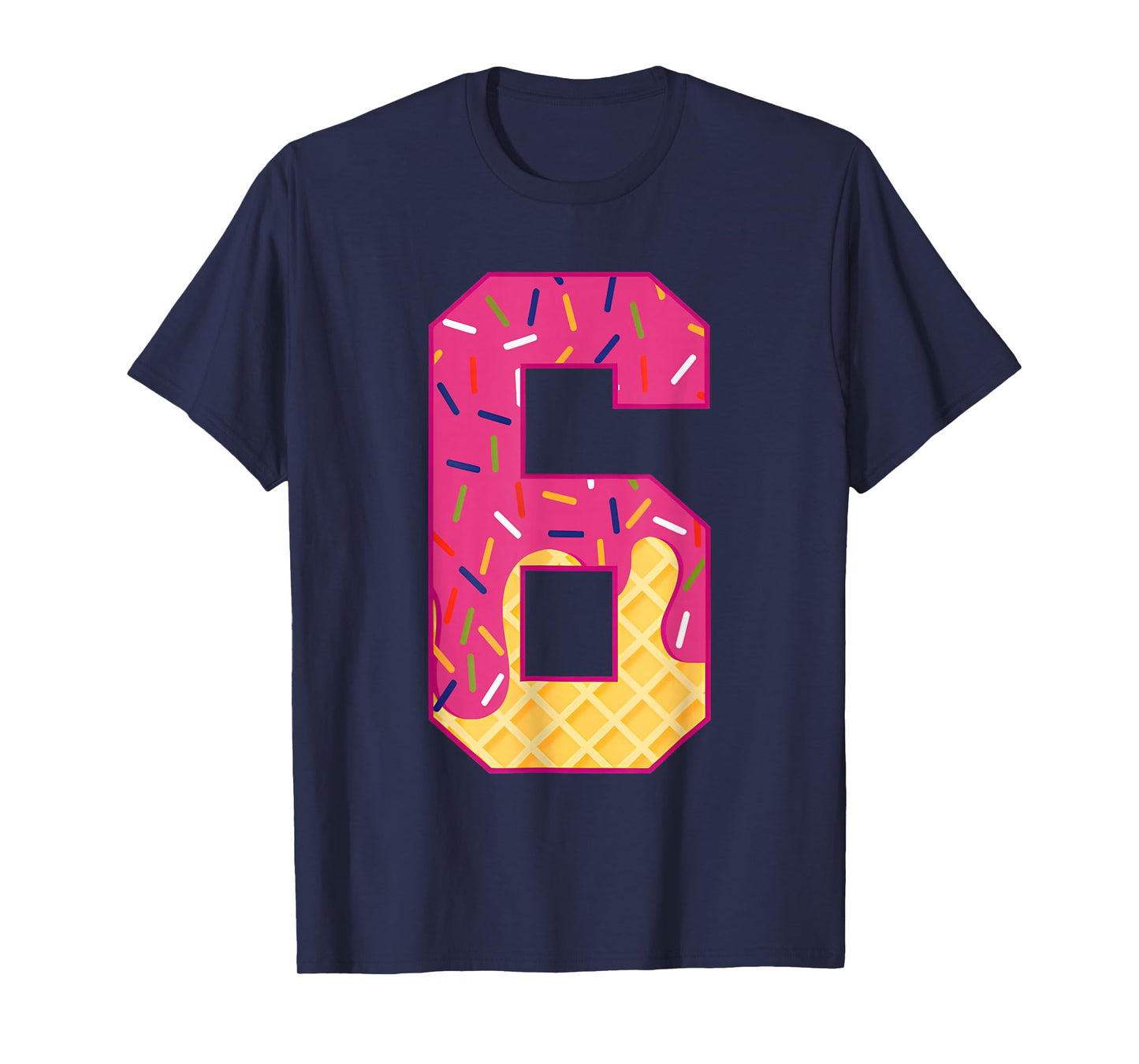 Number 6 Ice Cream Drip 67 Meme Couple Halloween Costume T-Shirt