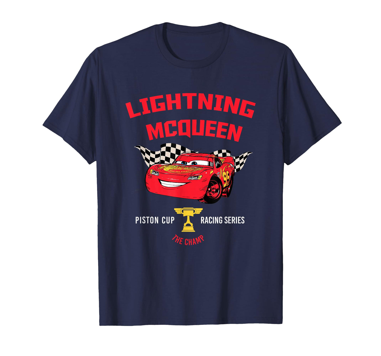 Disney Pixar Cars Lightning McQueen Racing Champ T-Shirt
