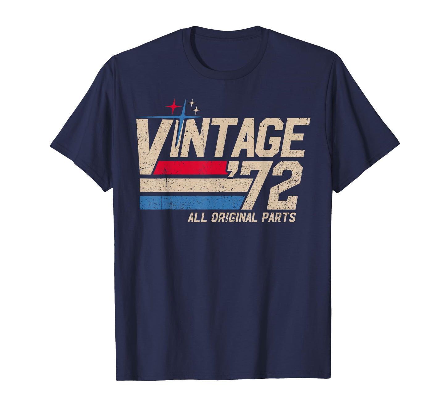 Vintage '72 Retro 53rd Birthday for Men Dad USA Since 1972 T-Shirt