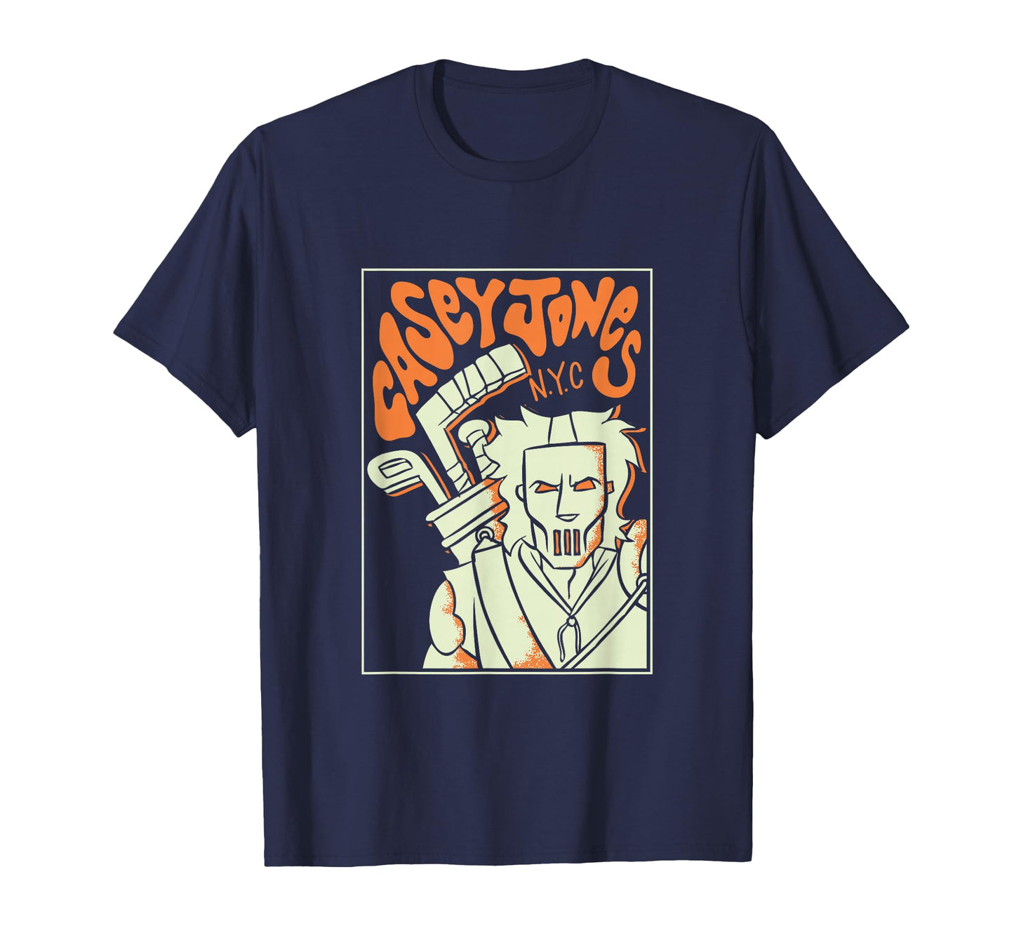 Teenage Mutant Ninja Turtles Casey Jones NYC Poster T-Shirt