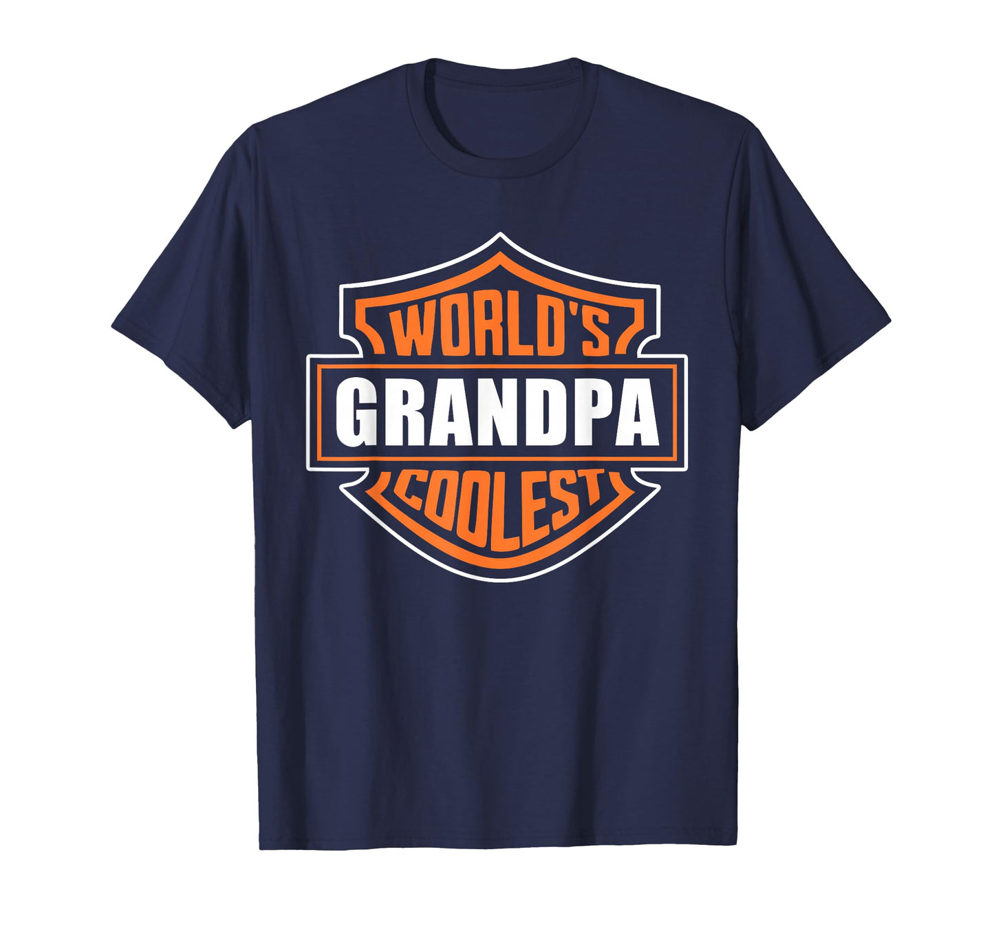 Retro World's Coolest Grandpa Matching Family Reunion Outfit T-Shirt
